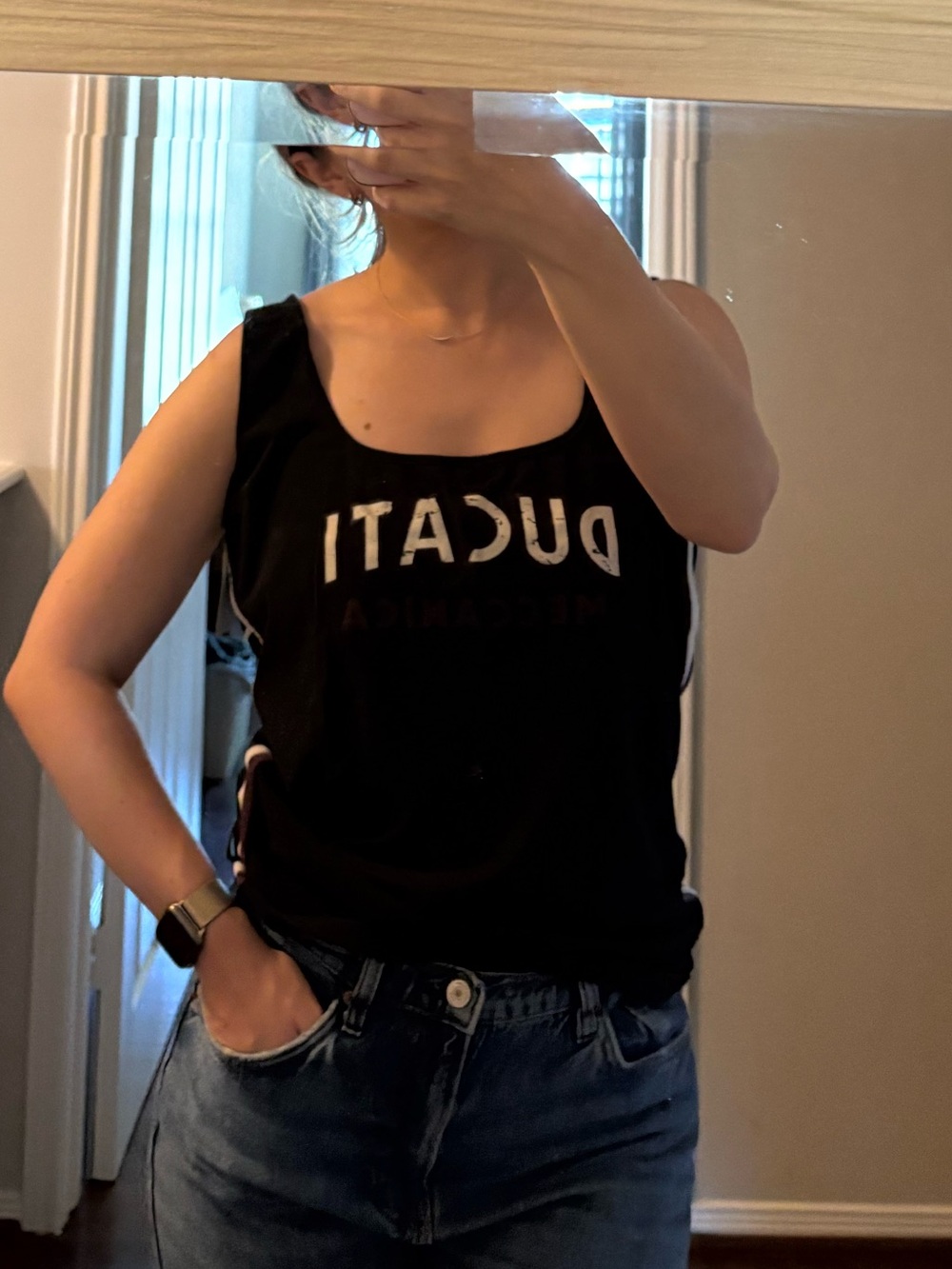 Ducati Y2K Meccanica Black Tank‎ Top - Size XL